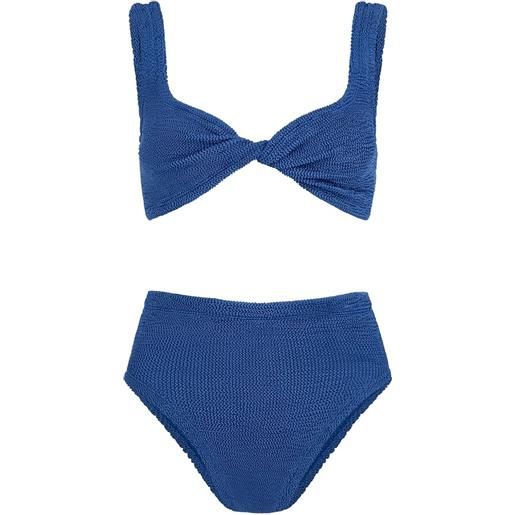 Hunza G bikini jamie con nodo - blu