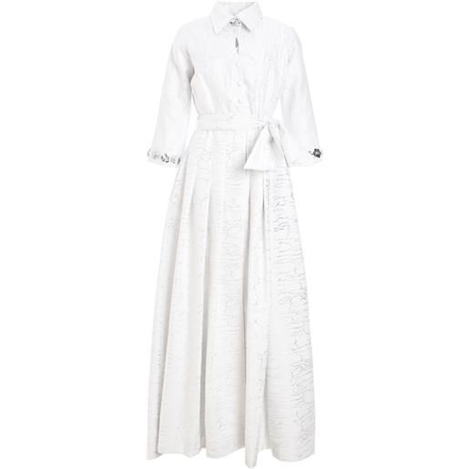 Baruni abito da sera zinnia - bianco