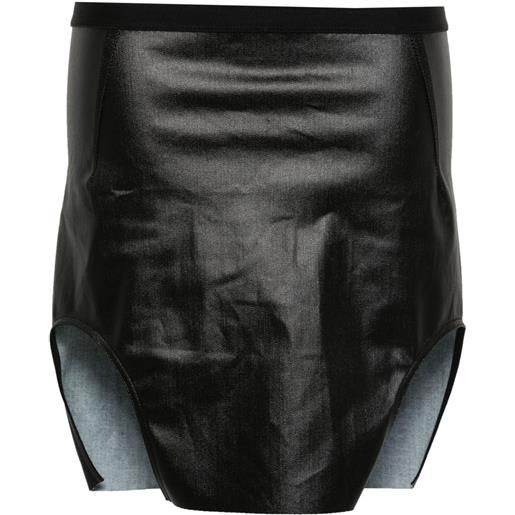 Rick Owens minigonna - nero