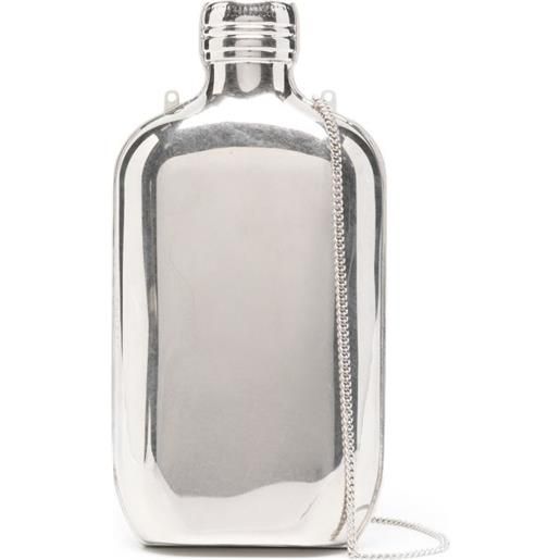 CALVIN KLEIN COLLECTION clutch the one - argento