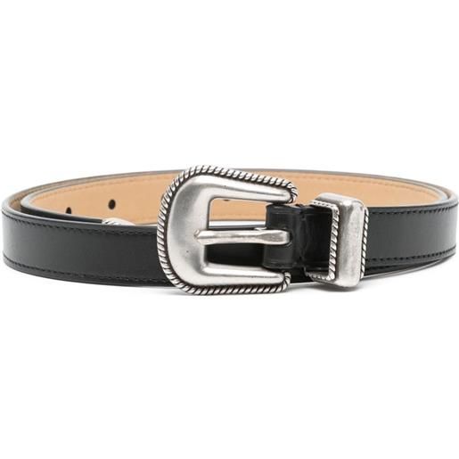 Polo Ralph Lauren cintura in pelle - nero