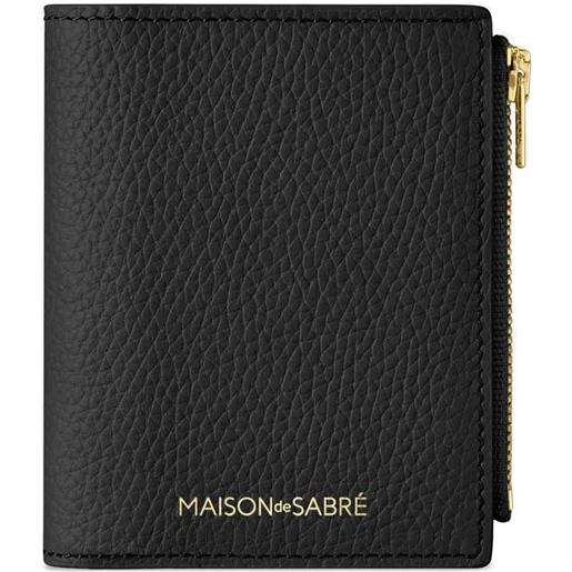 MAISON de SABRÉ portafoglio bi-fold in pelle - nero
