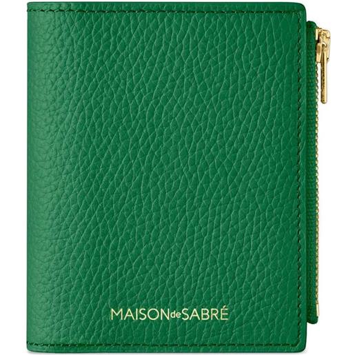 MAISON de SABRÉ portafoglio bi-fold - verde
