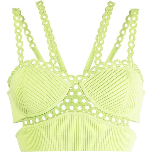 Simkhai bralette liana smanicata - verde