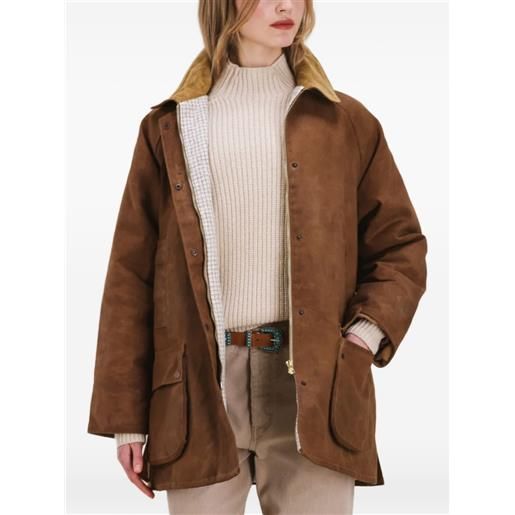 Fortela giacca floriane con applicazione - marrone
