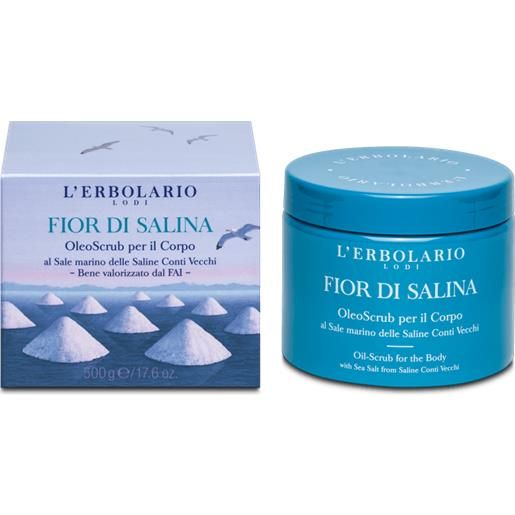 L'ERBOLARIO Srl l'erbolario oleo. Scrub per il corpo fior di salina 500g