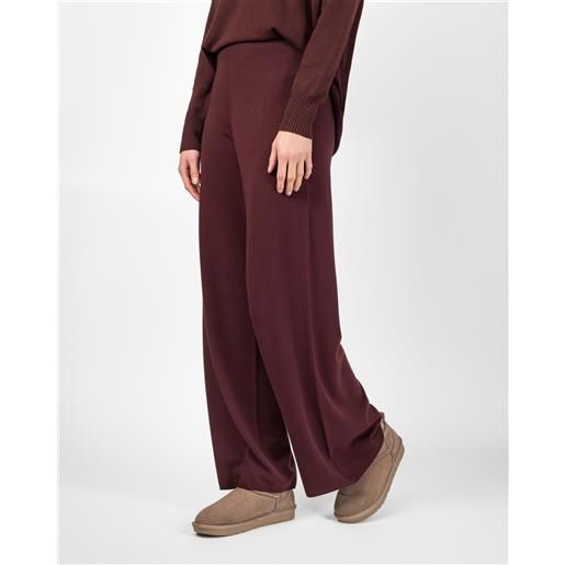 KONTATTO pantalone wide-leg in viscosa - erika - KONTATTO