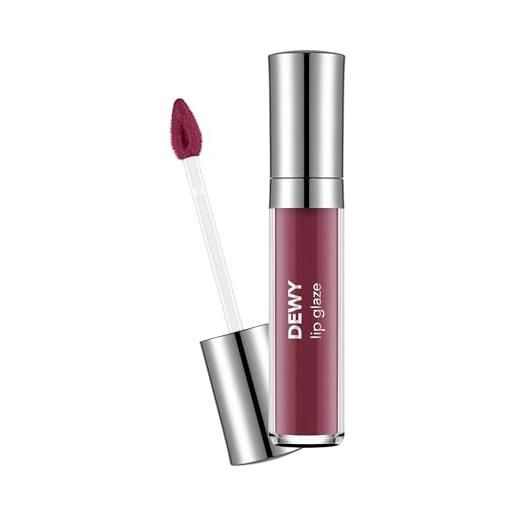 Flormar dewy lip glaze 016 cherry blossom - lucidalabbra gloss idratante non appiccicoso, trasparente, lunga durata, effetto luminoso e volumizzante, brillante per make up naturale