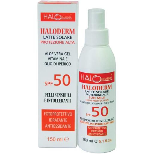 HALO PHARMA Srl haloderm sol. Latte fp50 150ml