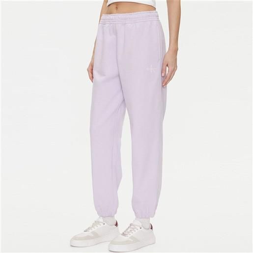 Calvin Klein Jeans pantaloni jogger Calvin Klein Jeans da donna rif. Lv047b235g, viola