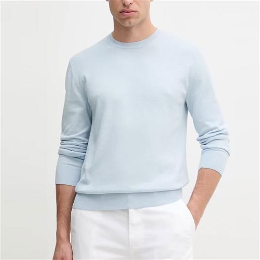 Calvin Klein maglia Calvin Klein in cotone con monogramma da uomo rif. Lv040bm343, azzurro