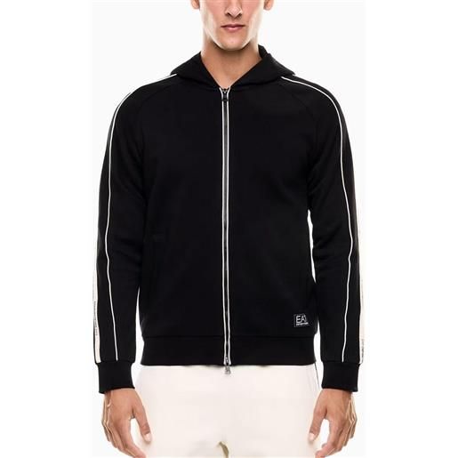 EMPORIO ARMANI EA7 felpa emporio armani ea7 con cappuccio da uomo rif. 7m000973 af10377, nero