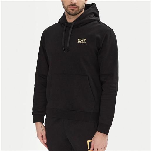 EMPORIO ARMANI EA7 felpa emporio armani ea7 con cappuccio da uomo rif. 7m000570 af10377, nero