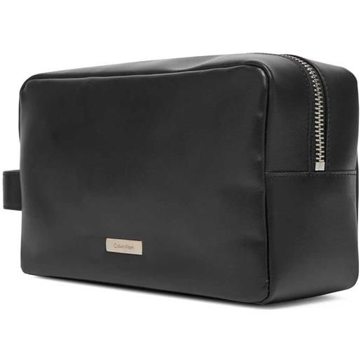 Calvin Klein pochette Calvin Klein plaque dopp kit unisex rif. Lv04d1132g, nero