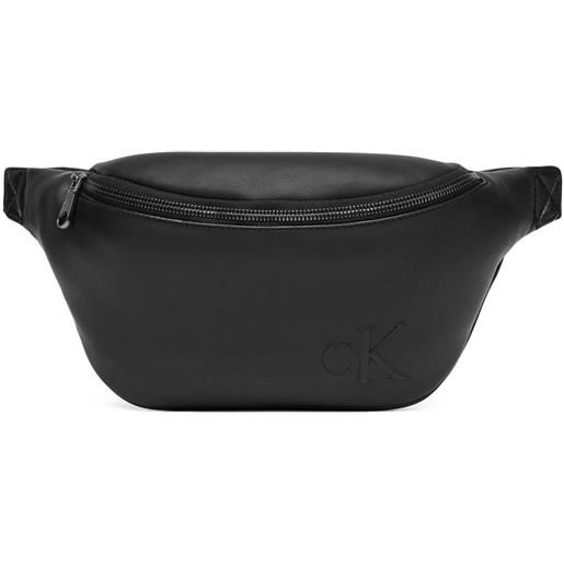 Calvin Klein marsupio Calvin Klein in materiale reciclato unisex rif. Lv04d3249g, nero