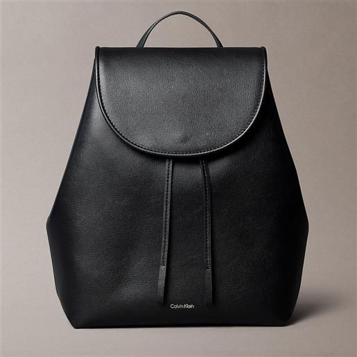 Calvin Klein Jeans zaino calvin klein con patta con logo laminato da donna rif. Lv04f3297g, nero