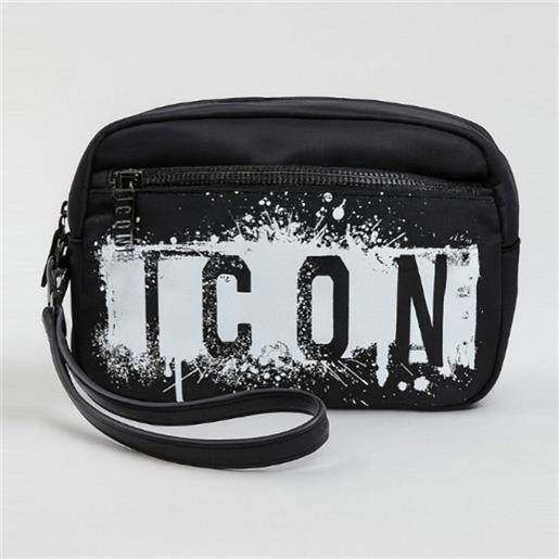 Icon pochette Icon unisex rif. Icxf2w6a019, nero