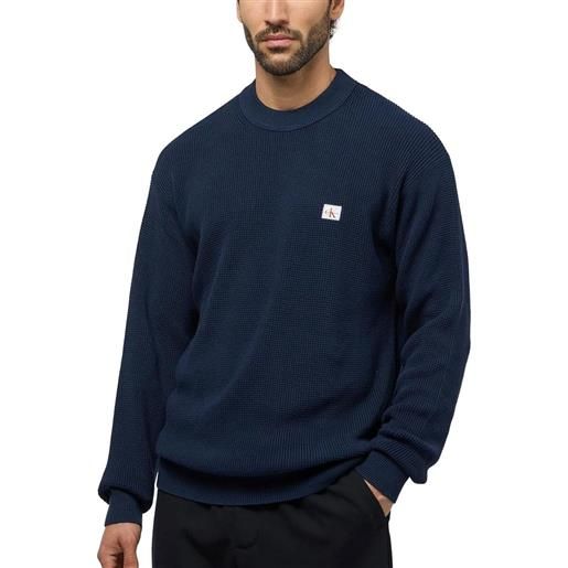 Calvin Klein Jeans maglia Calvin Klein Jeans con monogramma da uomo rif. Lv04rd313g, navy