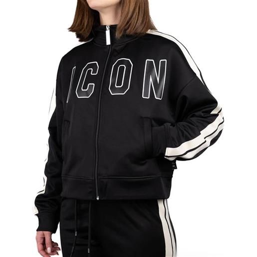 Icon maglia felpa Icon con logo da donna rif. Icdf2w6f016, nero