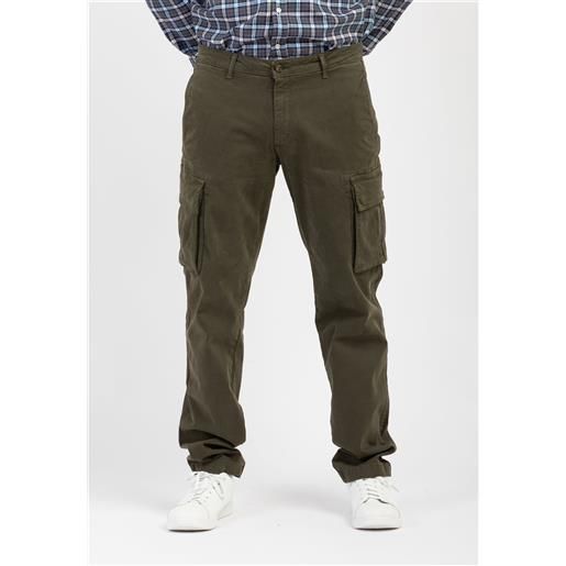 Lumberjack pantalone lungo uomo cargo tasconato cotone felpato art. Cargo