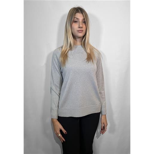 Premode maglia donna manica lunga lana inserti lurex art. 325622