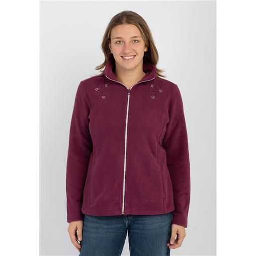 F. Lli campagnolo felpa giacca donna apertura zip pile art. 8z36327