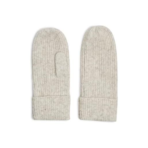 PIECES pcmoella mittens noos bc muffole, grigio cappuccio. Dettagli: mélange, taglia unica donna