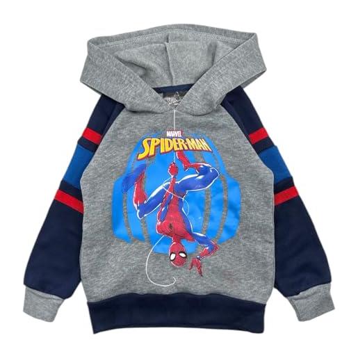 Disney felpa con cappuccio dell'uomo ragno sweater, grigio, 2 anni boy's