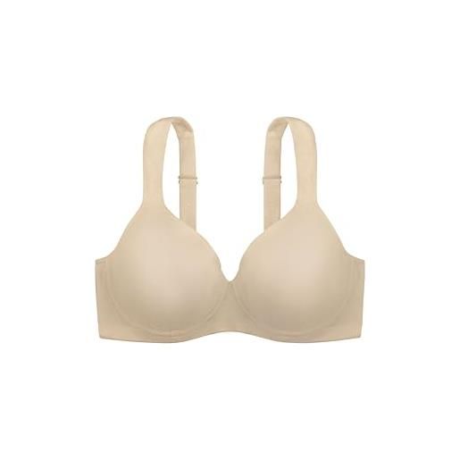 Dorina rachel, reggiseno demi leggermente imbottito con ferretto, coppe modellate, spalline regolabili e morbido tessuto micro per comfort tutto il giorno, nude