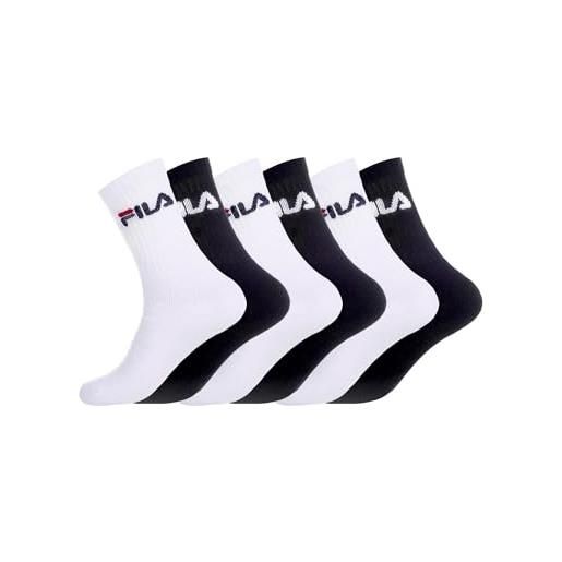 FILA socks uomo, nero, 43-46