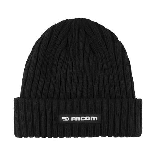 Facom berretto da uomo spesso, nero, taglia tu, log, taglia unica