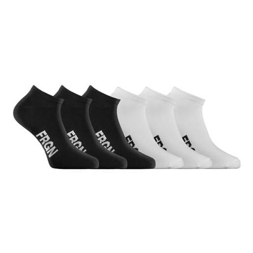 FREEGUN fg/1/tcx6/frgn calze, bianco, 43-46 (pacco da 6) uomo