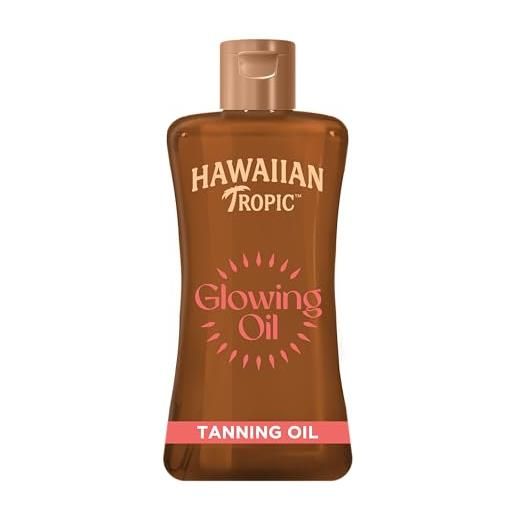 Hawaiian tropic glowing tanning oil, 200ml