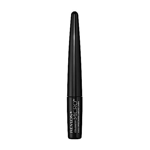 Revlon color. Stay micro™ easy precision liquid liner, tenuta 24 ore, estrema precisione, facile applicazione, waterproof, 301 blackout - 1,7 ml