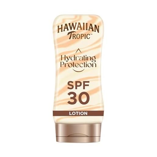 Hawaiian tropic, lozione solare hydrating protection sunscreen spf 30, 180 ml