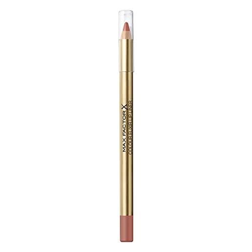 Max Factor, colour elixir lip liner, matita labbra lunga durata, colore intenso, 5 brown n nude