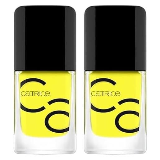 Catrice CATRICE iconails gel lacquer, n° 171, giallo, a lunga durata, lucido, senza acetone, vegano, senza particelle di microplastica, senza conservanti, confezione da 20,5 ml