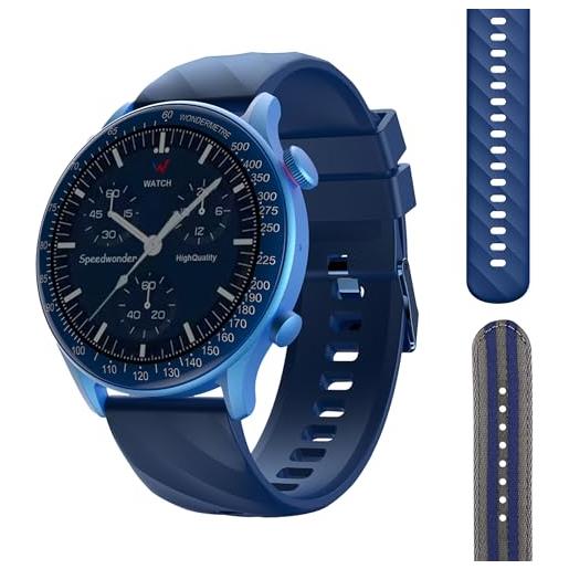W smartwatch blue sport - schermo ips da 1,39" | 37 modalità sport | chiamate bluetooth | monitoraggio completo della salute