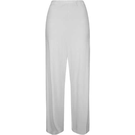 Archivio B pantaloni a gamba ampia - bianco