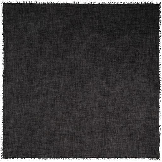 Faliero Sarti sciarpa enrica con frange - nero