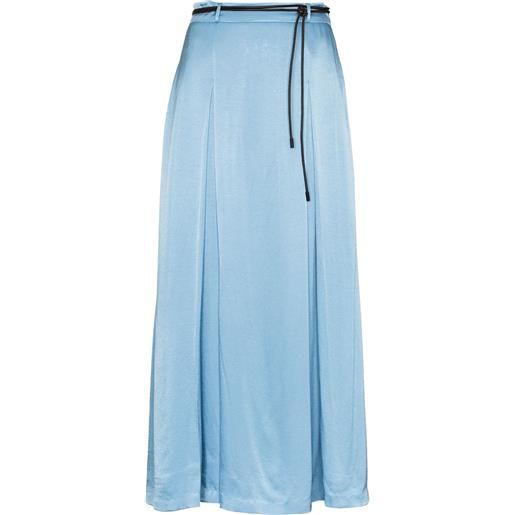 Rejina Pyo gonna midi plissettata malia - blu