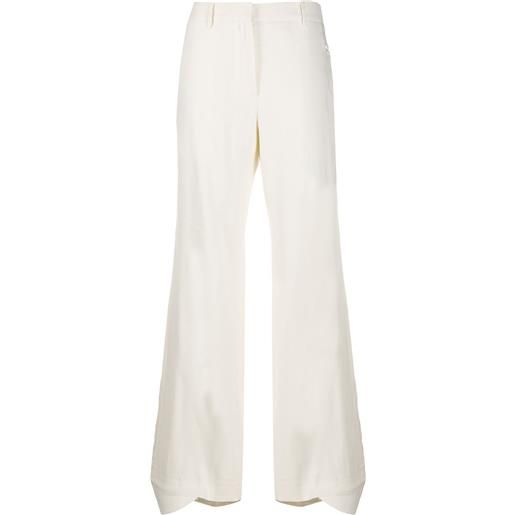 Off-White pantaloni svasati con orlo curvo - toni neutri