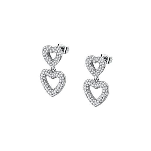 Morellato bagliori orecchini donna in acciaio cristalli - savo29