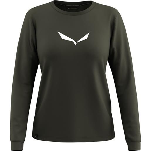 SALEWA eagle solidlogo dry tee t-shirt manica lunga donna