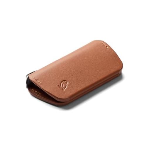 Bellroy key cover - terza edizione (portachiavi in pelle, ospita da 2 a 4 chiavi) - caramel