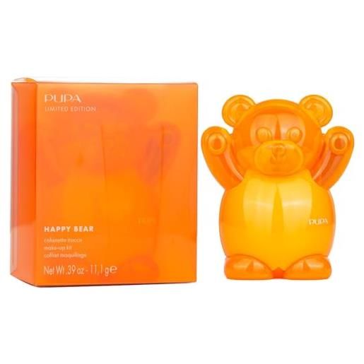 Pupa happy bear makeup kit limited edition - 004 orange by Pupa milano for women - 0,39 oz makeup
