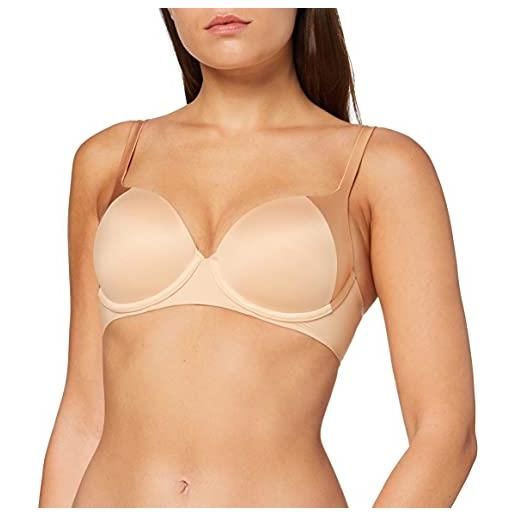 Triumph donna body make-up soft touch wp ex, wired padded bra, neutral beige, 3d