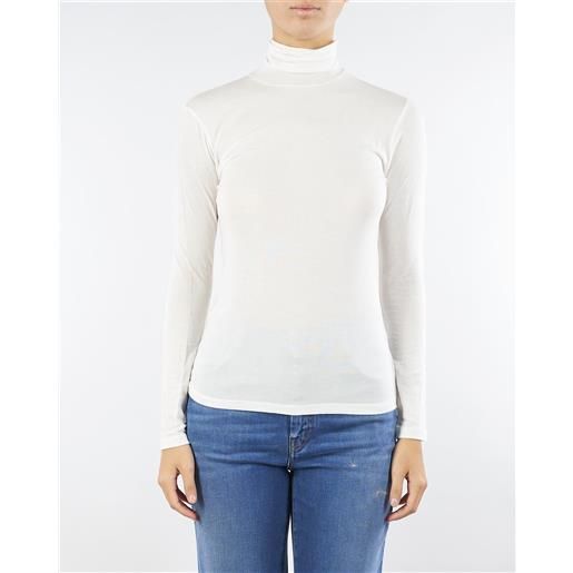 VANISE' maglia lupetto panna elasticizzata