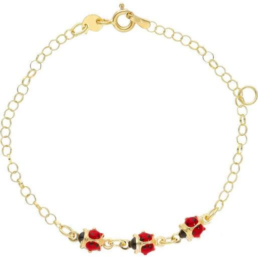 ORO&CO bracciale bimbo in oro giallo e smalto 9 kt