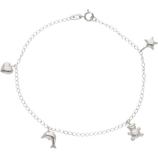 ORO&CO bracciale bimbo in oro bianco